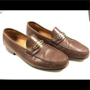 Allen Edmonds Ragusa Brown Loafers Size US 14 D Bx